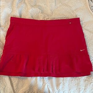 Nike Women's Vibrant Red Mini Skirt